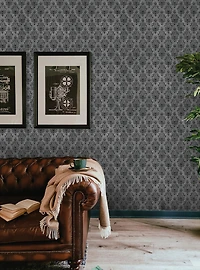 Disney Haunted Mansion Grey Peel & Stick Wallpaper