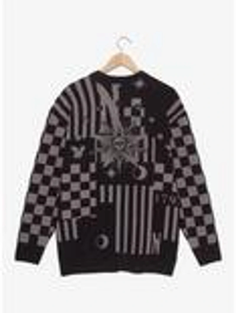 Wednesday Nevermore Icons Women's Cardigan - BoxLunch Exclusive