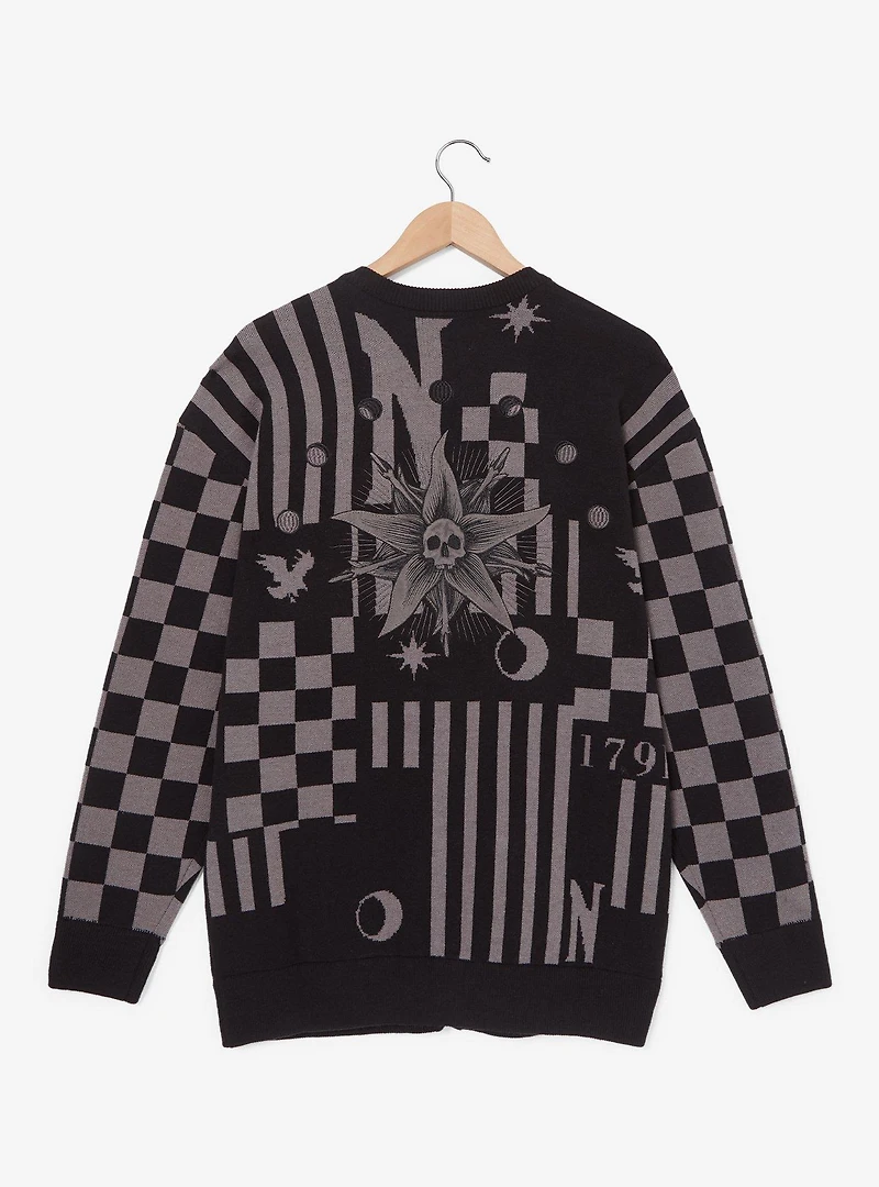 Wednesday Nevermore Icons Women's Cardigan - BoxLunch Exclusive