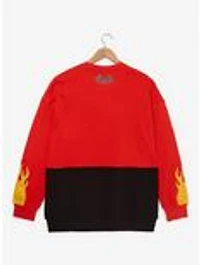 Disney Pixar Cars Lightning McQueen Panel Crewneck - BoxLunch Exclusive