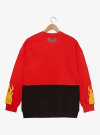 Disney Pixar Cars Lightning McQueen Panel Crewneck - BoxLunch Exclusive
