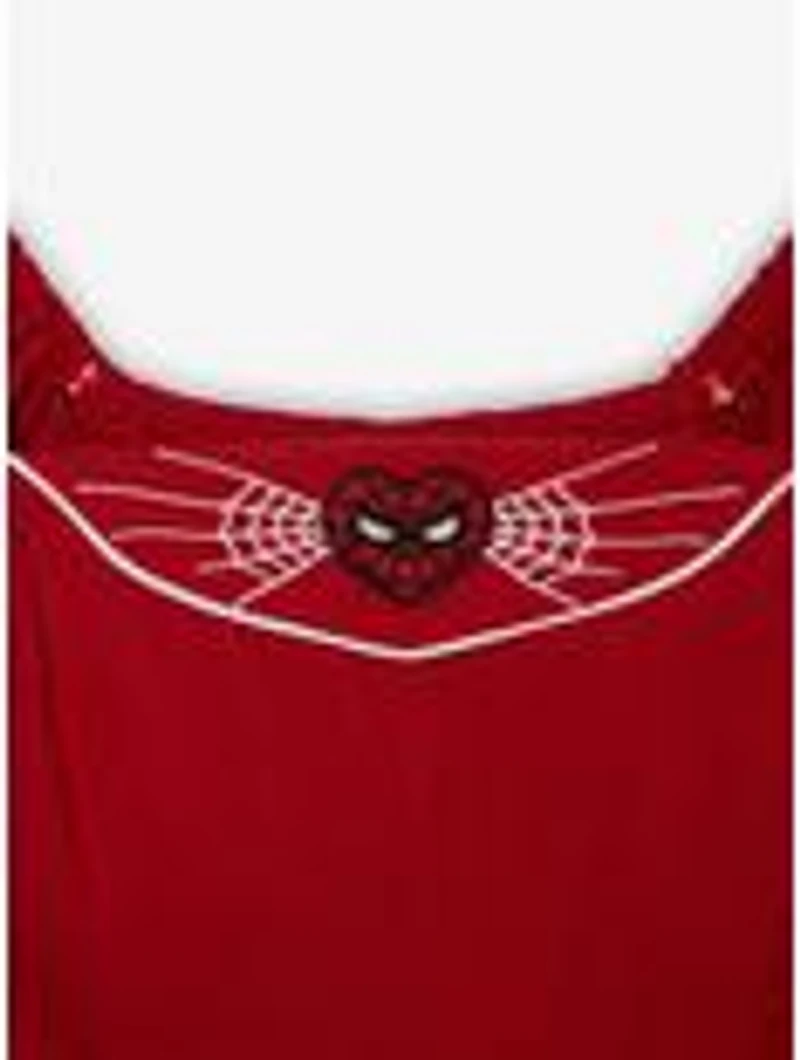Marvel Spider-Man Heart Mask Smock Dress - BoxLunch Exclusive