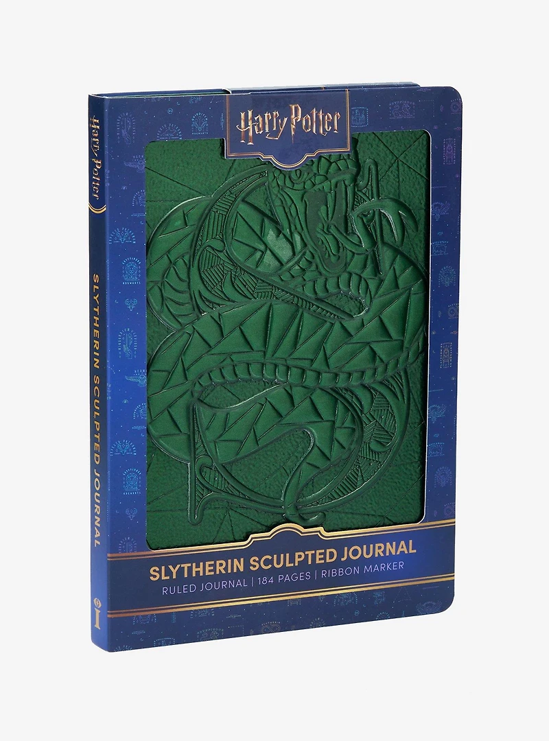 Harry Potter Slytherin Embossed Journal