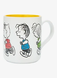 Peanuts Charlie Brown and Friends Walking Mug