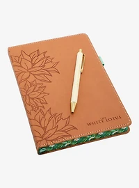 The White Lotus Floral Journal & Pen Set