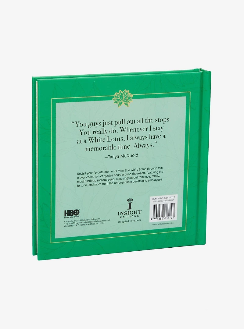 The White Lotus Iconic Quotes Book