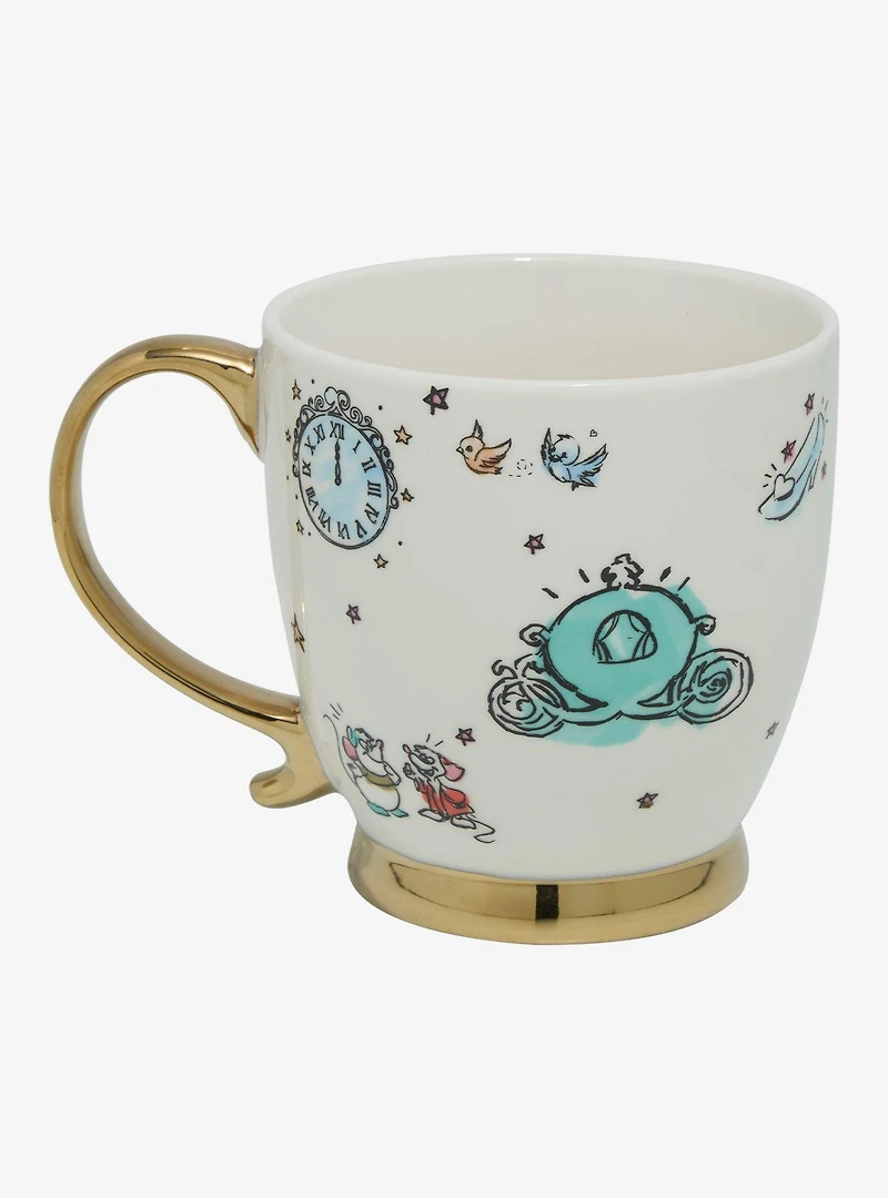 Disney Cinderella Icons Illustrated Mug