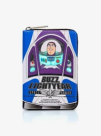 Loungefly Disney Pixar Toy Story 30th Anniversary Buzz Lightyear Box Glow-in-the-Dark Small Zip Wallet