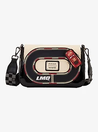 Loungefly Disney Pixar Cars Lightning McQueen Racetrack Crossbody Bag