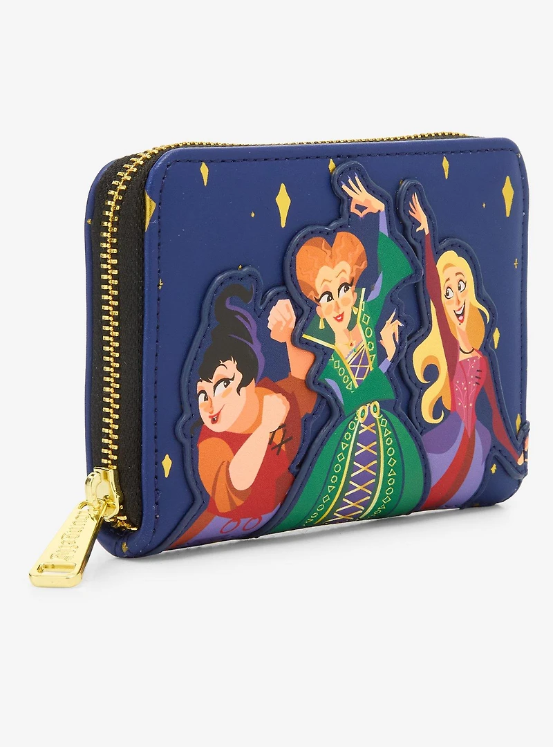 Loungefly Disney Hocus Pocus Sanderson Sisters Small Zip Wallet