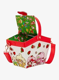 Loungefly Sanrio Hello Kitty & Friends x Strawberry Shortcake Basket Strawberry Scented Crossbody Bag