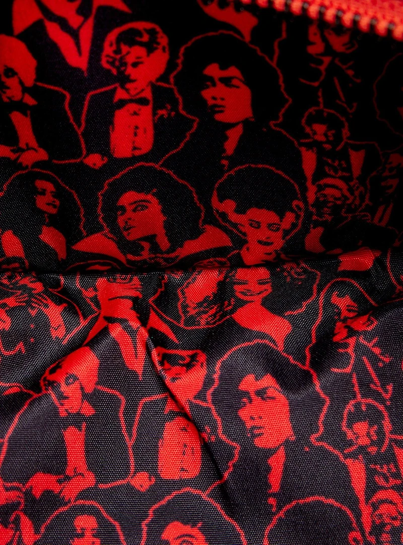 Loungefly The Rocky Horror Picture Show Lips Figural Crossbody Bag
