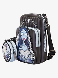 Loungefly Corpse Bride Emily Crossbody Bag with Coin Purse