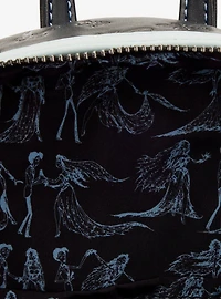 Loungefly Corpse Bride Emily with Bouquet Figural Mini Backpack