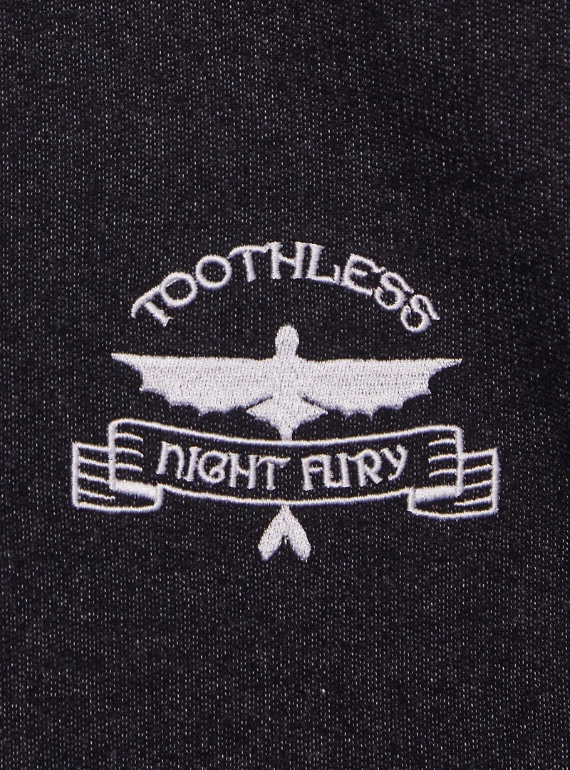 DreamWorks How To Train Your Dragon Toothless Tonal Portrait Long Sleeve - BoxLunch Exclusive