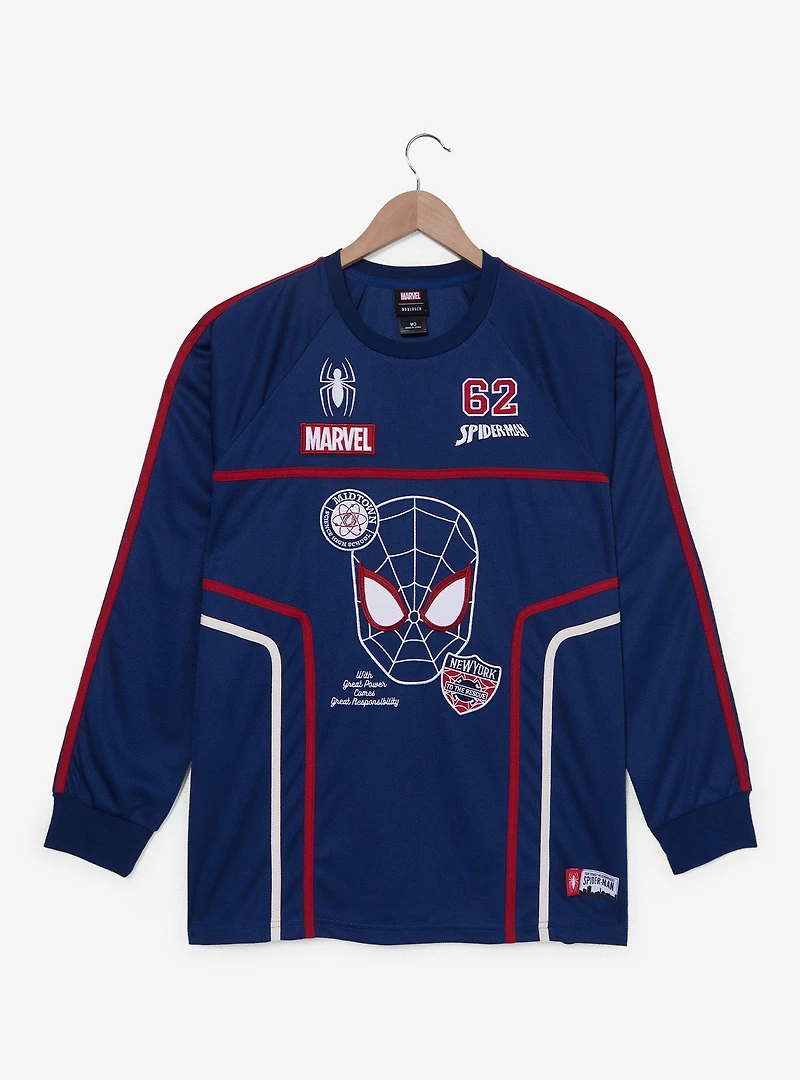 Marvel Spider-Man Long Sleeve Jersey — BoxLunch Exclusive