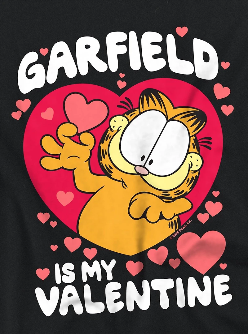 Garfield Is My Valentine Women's Crop Top T-Shirt