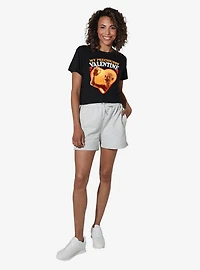 the Lord of Rings Gollum My Precious Valentine Women's Crop Top T-Shirt