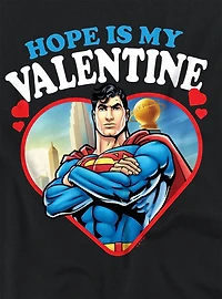 DC Comics Superman Hope Is My Valentine Women's Crop Top T-Shirt