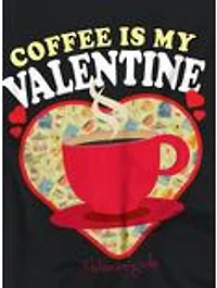 Gilmore Girls Coffee Is My Valentine Women's Crop Top T-Shirt