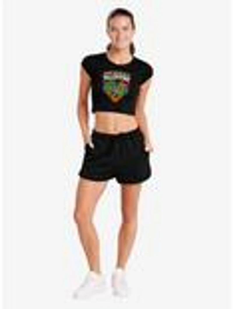 Scooby-Doo! Scooby Snacks Are My Valentine Cap Sleeve Baby Rib Women's Crop Top