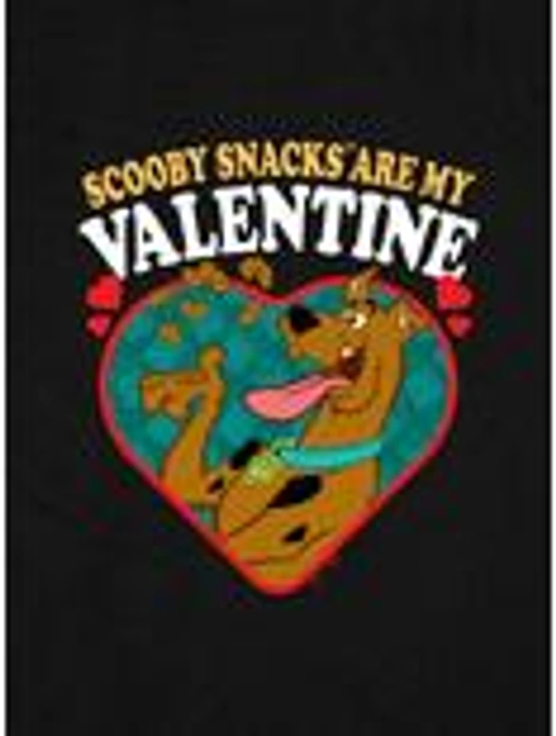 Scooby-Doo! Scooby Snacks Are My Valentine Cap Sleeve Baby Rib Women's Crop Top