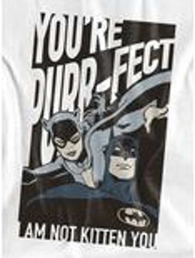 DC Comics Batman Catwoman You're Purrfect Women's Crop Top T-Shirt