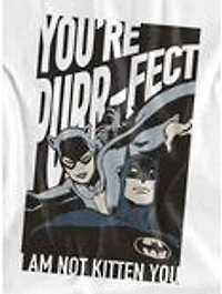DC Comics Batman Catwoman You're Purrfect Women's Crop Top T-Shirt