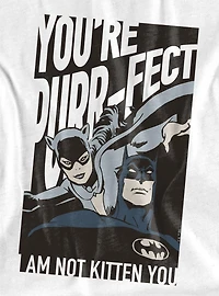 DC Comics Batman Catwoman You're Purrfect Women's Crop Top T-Shirt