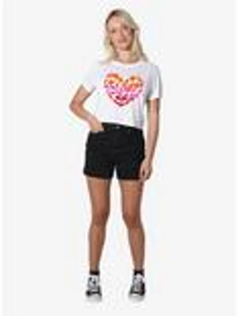 Teenage Mutant Ninja Turtles Totally Turtle Love Women's Crop Top T-Shirt