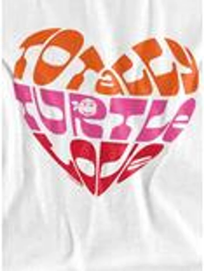 Teenage Mutant Ninja Turtles Totally Turtle Love Women's Crop Top T-Shirt