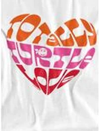 Teenage Mutant Ninja Turtles Totally Turtle Love Women's Crop Top T-Shirt