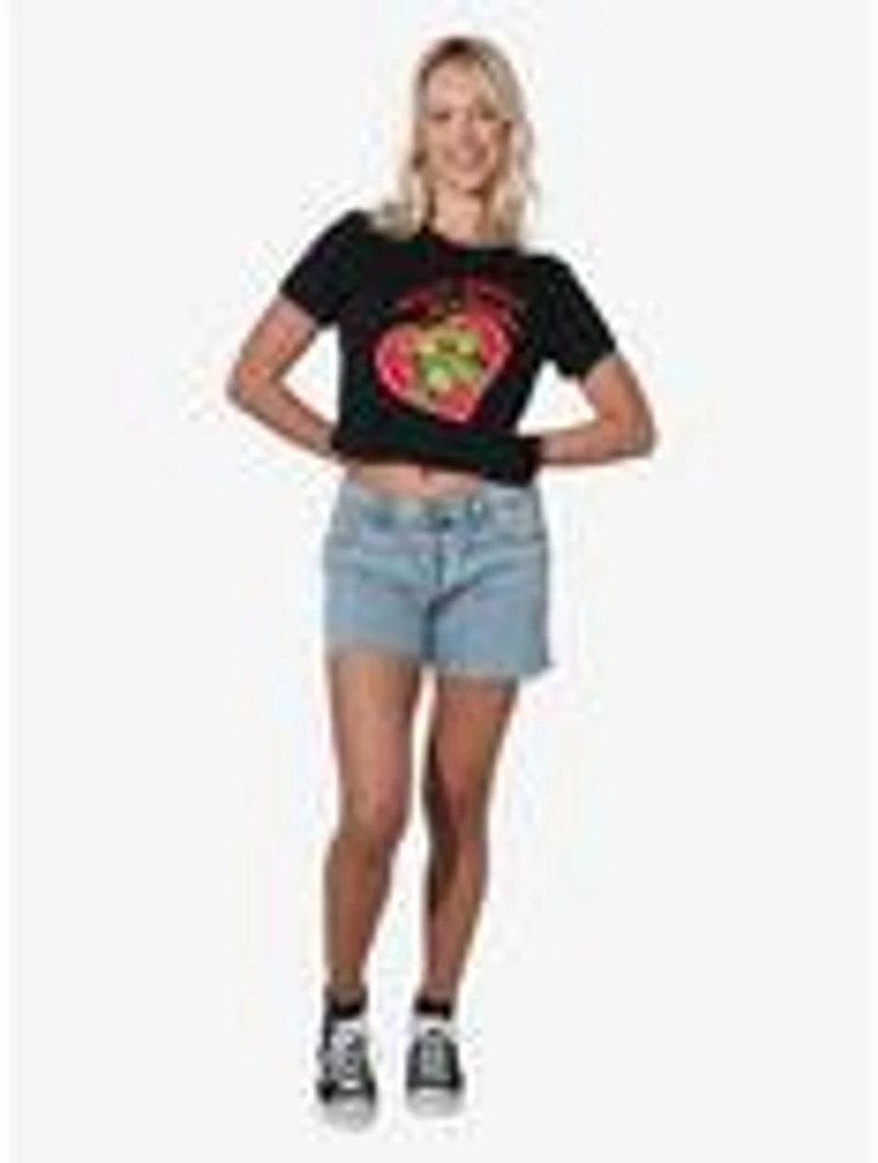 Teenage Mutant Ninja Turtles Half-Shell Heartbreakers Women's Crop Top T-Shirt