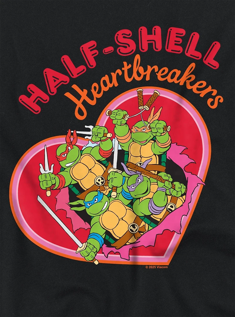 Teenage Mutant Ninja Turtles Half-Shell Heartbreakers Women's Crop Top T-Shirt