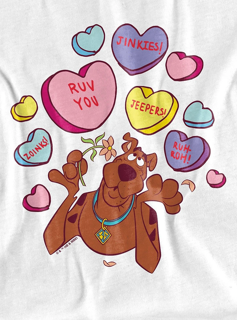 Scooby-Doo! Heart Candy Women's Crop Top T-Shirt