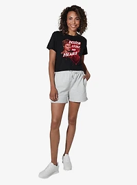 Dexter Bloody Heart Women's Crop Top T-Shirt