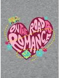 Scooby-Doo! Road To Romance Cap Sleeve Baby Rib Women's Crop Top