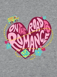 Scooby-Doo! Road To Romance Cap Sleeve Baby Rib Women's Crop Top