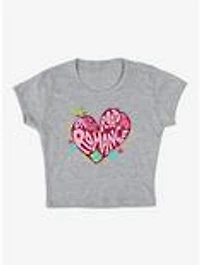 Scooby-Doo! Road To Romance Cap Sleeve Baby Rib Women's Crop Top