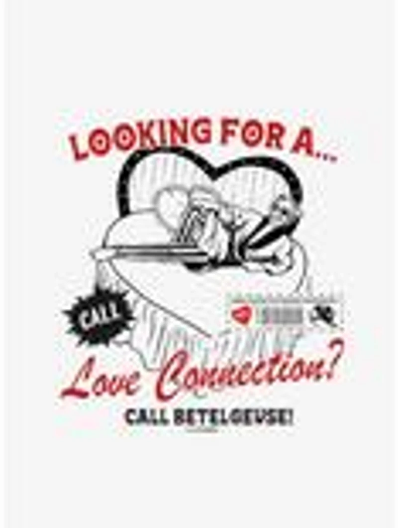 Beetlejuice Love Cap Sleeve Baby Rib Women's Crop Top