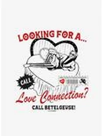 Beetlejuice Love Cap Sleeve Baby Rib Women's Crop Top