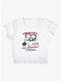 Beetlejuice Love Cap Sleeve Baby Rib Women's Crop Top