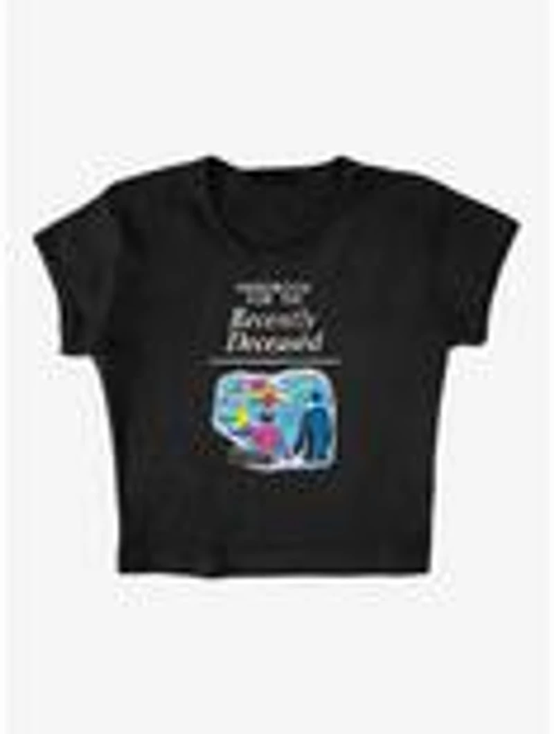 Beetlejuice The Handbook Cap Sleeve Baby Rib Women's Crop Top