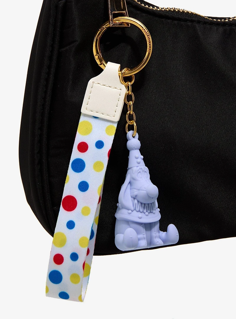 Loungefly Disney Eeyore Clown Wristlet Keychain - BoxLunch Exclusive