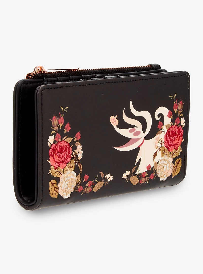 Loungefly Disney The Nightmare Before Christmas Foral Zero Wallet - BoxLunch Exclusive