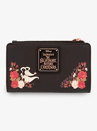 Loungefly Disney The Nightmare Before Christmas Foral Zero Wallet - BoxLunch Exclusive