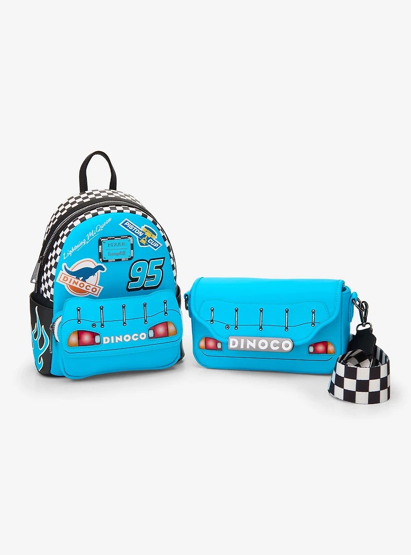 Loungefly Disney Pixar Cars Lightning McQueen Dinoco Light-Up Mini Backpack — BoxLunch Exclusive