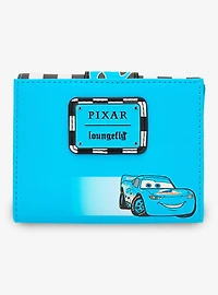 Loungefly Disney Pixar Cars Lightning McQueen Dinoco Checkered Wallet - BoxLunch Exclusive
