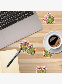 Teenage Mutant Ninja Turtles Pizza Is My Valentine 100ct Sticker Pack
