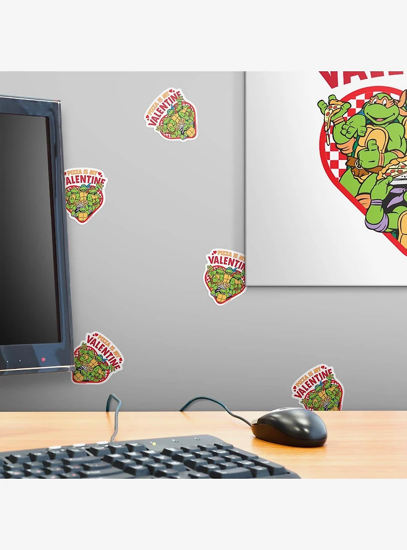 Teenage Mutant Ninja Turtles Pizza Is My Valentine 100ct Sticker Pack